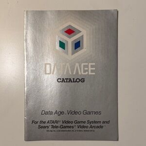 1982 Data Age Atari video game catalogue.